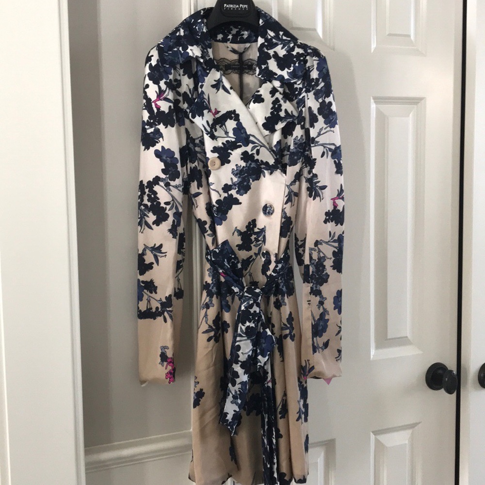 Patrizia Pepe Silk Trench